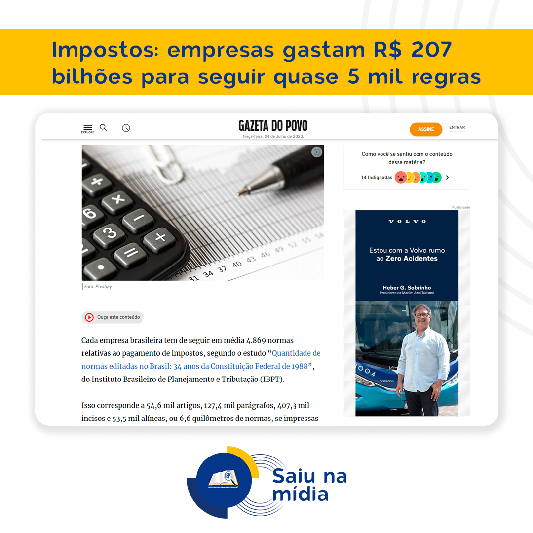 Impostos Impostos: empresas gastam R$ 207 bilhões para seguir quase 5 mil regras