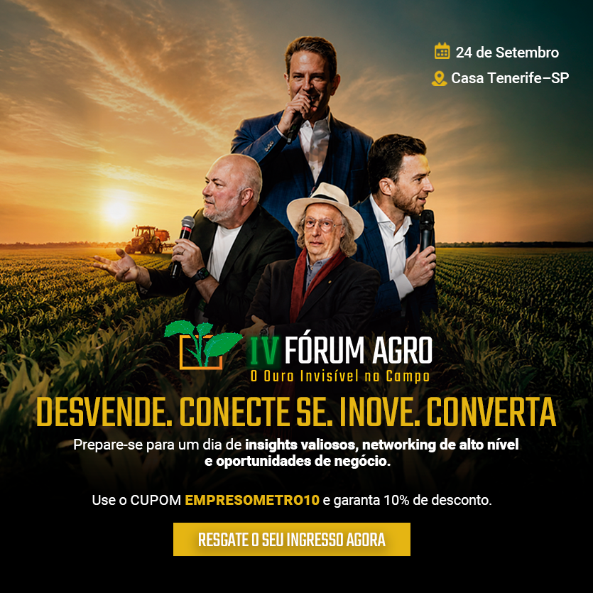 IV Fórum Agro - O Ouro Invisível no Campo - 14 OUT 2026, São Paulo